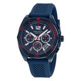 Nautica Men's Tin Can Bay Recycled Silicone Chronograph Watch Multi, OS