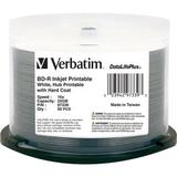 Verbatim BD-R Blu-ray 25GB DataLifePlus 16x White Inkjet Hub Printable Discs (50-Pac 97339