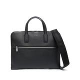 Front-zip Leather Briefcase - Black - BOSS by Hugo Boss Briefcases