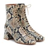 Becca lace-up leather ankle boots