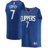 Youth Fanatics Branded Amir Coffey Royal LA Clippers Fast Break Player Jersey - Icon Edition