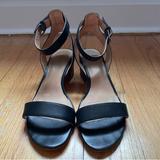 Madewell Shoes | Madewell Alice Sandal In Leather 7.5 | Color: Black | Size: 7.5