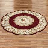 Evaline Round Rug, 7'6" Round, Dark Beige