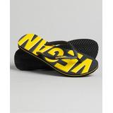 Vintage Vegan Classic Flip Flops Black