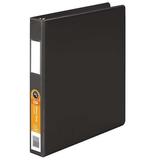 WILSON JONES W384-14BPP1 1" D-Ring Binder, Heavy Duty, Black
