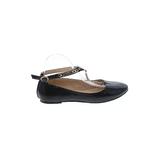 Henry Ferrera Flats: Black Solid Shoes - Women's Size 8 1/2 - Round Toe