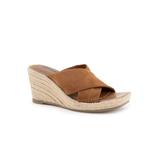 Women's Hastings Sandal by SoftWalk in Tan Suede (Size 7 M)