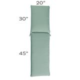 Replacement Chaise Cushion - 20x75 Canvas Spa Sunbrella - Ballard Designs