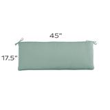 Replacement Bench Cushion - 45x17.5 Canvas Taupe Sunbrella - Ballard Designs