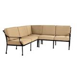 Amalfi 3-Piece Sectional with 4 Chair Cushion Set and 1 Corner Cushion Set - Ballard Designs