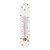 Esschert Design Thermometer MULTI - White Bee Thermometer