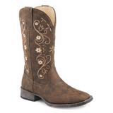 Roper Women's Western Boots Brown - Brown Bailey Cowboy Boot - Women