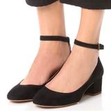 Madewell Shoes | Madewell The Inez Ankle-Strap Shoe Size 9.5 | Color: Black | Size: 9.5