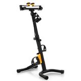 Costway Folding Pedal Exercise Bike with Adjustable Resistance-Yellow