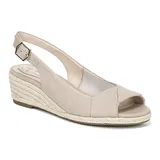 LifeStride Socialite Women's Wedge Sandals, Size: 9.5 Wide, Beig/Green