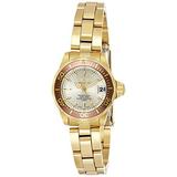 Invicta Women's 12527 "-diver" 18k Gold Ion-plated Stainless Steel And