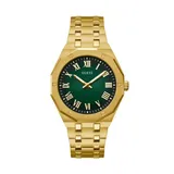 Guess® Men's Gold Tone Case Stainless Steel Watch