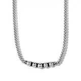Brighton® Pretty Tough Chain Collar Necklace, Silver