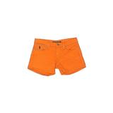 Ralph Lauren Sport Denim Shorts: Orange Solid Bottoms - Women's Size 25 - Stonewash