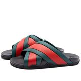 Grg Rubber Wrap Slide - Blue - Gucci Sandals