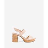 Reaction Kenneth Cole | Reebeka Patent Platform Sandal in Latte Patent, Size: 7.5 by Kenneth Cole