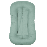 Baby Lounger & Infant Floor Seat | Newborn Essentials | Organic Cotton Fiberfill | Birch