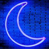 Urban Outfitters Wall Decor | Moon Led Neon Sign | Color: Gold | Size: Os