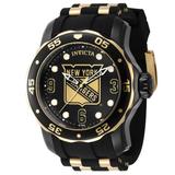 Invicta NHL New York Rangers Men's Watch - 48mm Black Gold (ZG-42324)