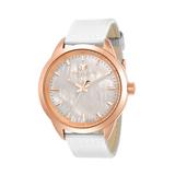 TechnoMarine MoonSun Women's Watch w/ Mother of Pearl Dial - 40mm, White (TM-820002)