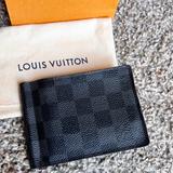 Louis Vuitton Bags | Louis Vuitton Mens Damier Graffiti Pince Bifold Wallet With Metal Money Clip | Color: Black/Gray | Size: Os