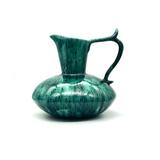 Midcentury Green Speckled Pitcher/Vase - Pilar Collection