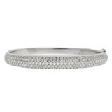 18k White Gold Pave Diamond Bracelet - BRP Luxury/OKL - Silver