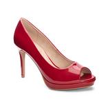 CL by Laundry Women's Pumps RED - Red Patent Mild Peep-Toe Pump - Women