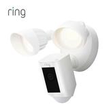 Ring® Floodlight Cam Wired Plus 1080p Outdoor Wi-Fi Color Night Vision Camera, White