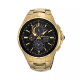 Seiko Ssc700 Coutura Black Dial Chrono Gold Steel Perpetual Solar