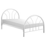 Coaster Marjorie Twin Metal Spindle Kids Bed in White