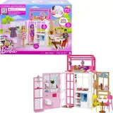 Barbie Dollhouse With 2 Levels & 4 Play Areas Fully Furnished Barbie House