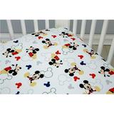 Disney Bedding | Disney Mickey Mouse Lets Go Mickey Baby Crib Sheets (28 X 52) White Red | Color: Red/White | Size: Os