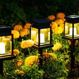 c&g home Muliticolor Solar Powered LED Pathway Light Pack Plastic, Size 3.5 H x 3.5 W x 16.0 D in | Wayfair m134