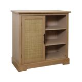 StyleCraft Cabinets Natural - Rattan Shelf Cabinet