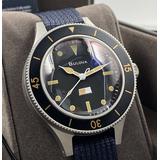 Bulova Mil Ships 2181 Archive Series Nylon Band Automatic Men's Watch