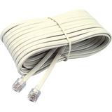 Softalk Telephone Extensions Cord, Plug/Plug, Ivory, 25ft | Quill