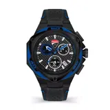 Ducati Corse Men's Motore Chronograph Quartz Analog Timepiece, Black