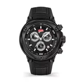Ducati Corse Men's Partenza Chronograph Quartz Analog Timepiece, Black