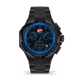 Ducati Corse Men's Motore Chronograph Quartz Analog Timepiece, Black