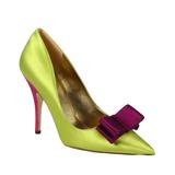 Kate Spade Shoes | Kate Spade New York Latrice Colorblock Satin Pump-9.5b | Color: Green/Purple | Size: 9.5
