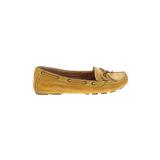 FRYE Flats: Yellow Print Shoes - Women's Size 6 - Closed Toe