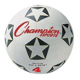Champion Sports Rubber Cover Size 4 Youth Soccer Ball
