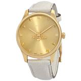 Gucci G-timeless Quartz Gold Dial Unisex Watch Ya1264180