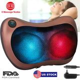 Electric Back Neck Massage Pillow Thermotherapy Kneading Shiatsu